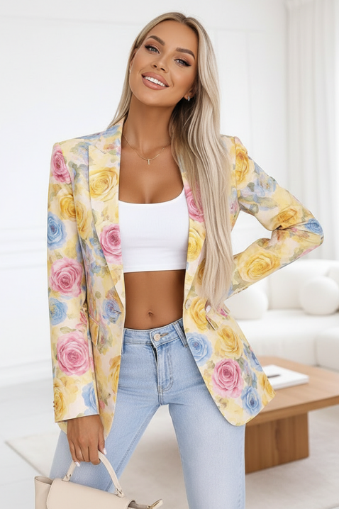 FROLDINZA YELLOW blézer, Szín: sárga, IVET.HU - A te online butikod.