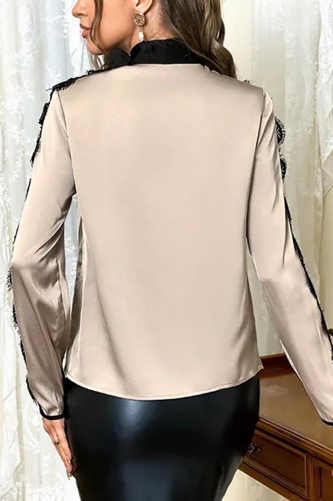 ZLEROLDA női blúz, Szín: bézs, IVET.HU - A te online butikod.