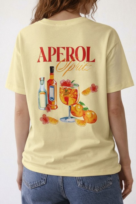 APEROLZA YELLOW póló, Szín: sárga, IVET.HU - A te online butikod.