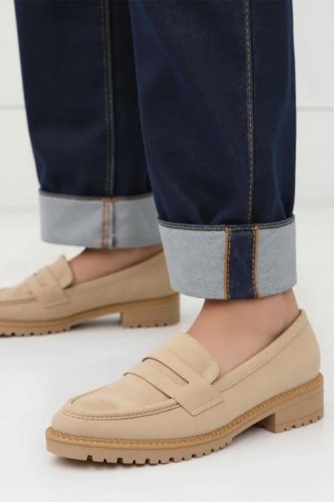 MOKANINZA BEIGE női mokaszin, Szín: bézs, IVET.HU - A te online butikod.