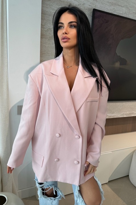 DROPILZA PUDRA blézer, Szín: púderrózsaszín, IVET.HU - A te online butikod.