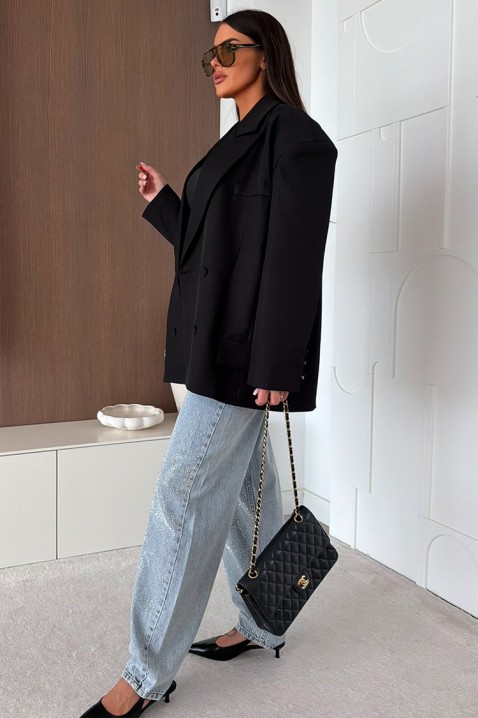 DROPILZA BLACK blézer, Szín: fekete, IVET.HU - A te online butikod.