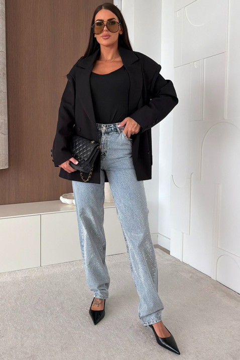 DROPILZA BLACK blézer, Szín: fekete, IVET.HU - A te online butikod.