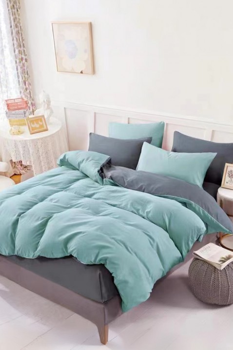 TRENILMY SKY ágyneműgarnitúra 160x200 cm pamut - 3 darabos, Szín: világoskék, IVET.HU - A te online butikod.