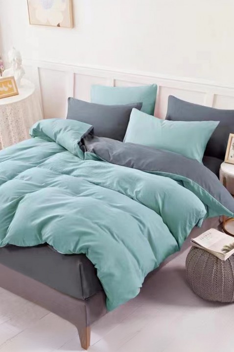 TRENILMY SKY ágyneműgarnitúra 160x200 cm pamut - 3 darabos, Szín: világoskék, IVET.HU - A te online butikod.