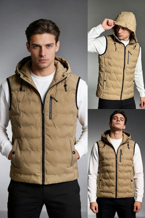 RIKTOZ férfi mellény, Szín: bézs, IVET.HU - A te online butikod.