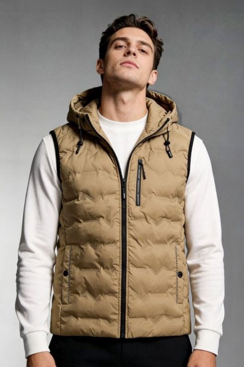 RIKTOZ férfi mellény, Szín: bézs, IVET.HU - A te online butikod.