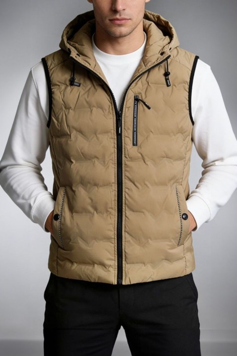 RIKTOZ férfi mellény, Szín: bézs, IVET.HU - A te online butikod.