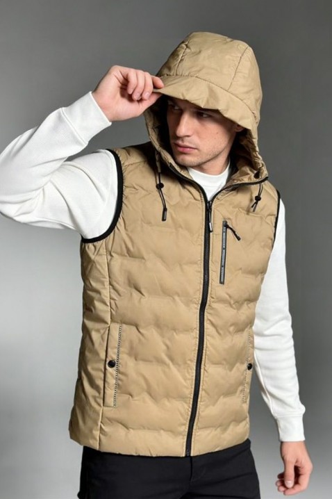 RIKTOZ férfi mellény, Szín: bézs, IVET.HU - A te online butikod.