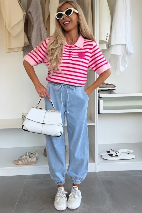 BOLELONZA PINK pulóver, Szín: rózsaszín, IVET.HU - A te online butikod.