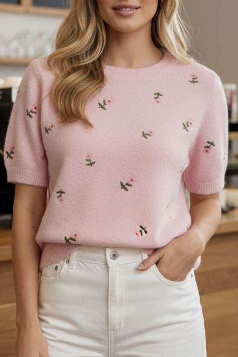 BENTONZA PUDRA pulóver, Szín: púderrózsaszín, IVET.HU - A te online butikod.