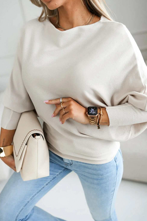 GLIMONZA ECRU női felső, Szín: ekrü, IVET.HU - A te online butikod.