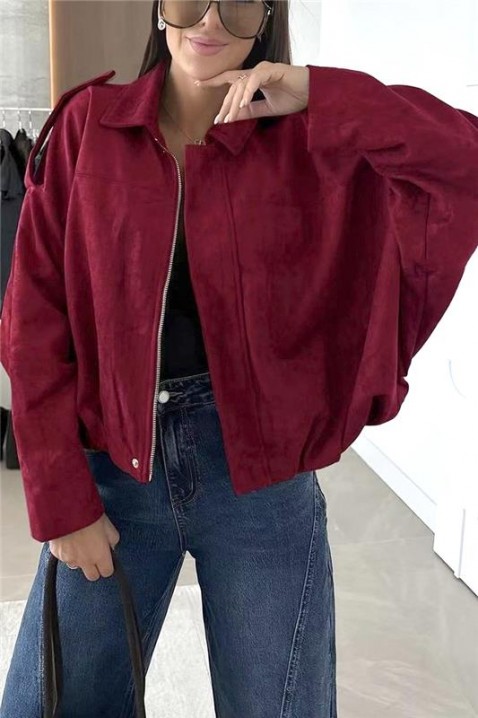 ZERLENDA BORDO kabát, Szín: bordó, IVET.HU - A te online butikod.