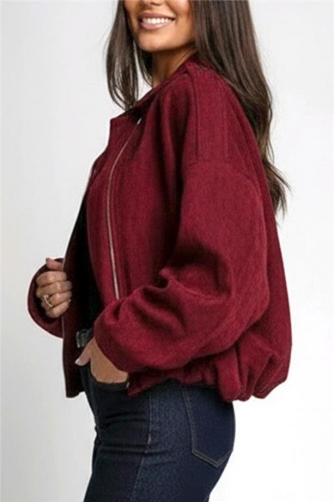 ZERLENDA BORDO kabát, Szín: bordó, IVET.HU - A te online butikod.