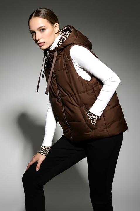 CLERMONA BROWN mellény, Szín: barna, IVET.HU - A te online butikod.