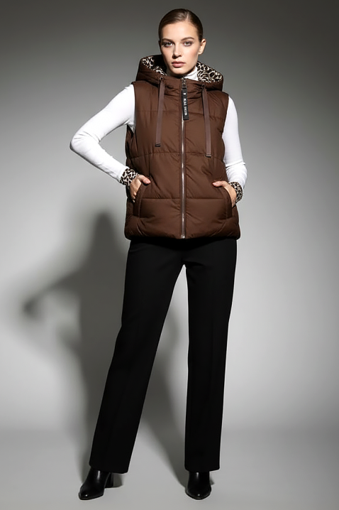 CLERMONA BROWN mellény, Szín: barna, IVET.HU - A te online butikod.