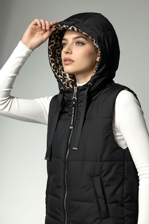 CLERMONA BLACK mellény, Szín: fekete, IVET.HU - A te online butikod.