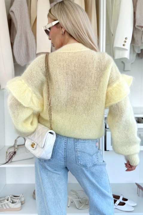 MEHORZA YELLOW pulóver, Szín: sárga, IVET.HU - A te online butikod.