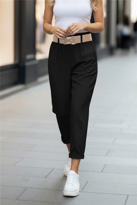 LOVRENZA BLACK nadrág, Szín: fekete, IVET.HU - A te online butikod.