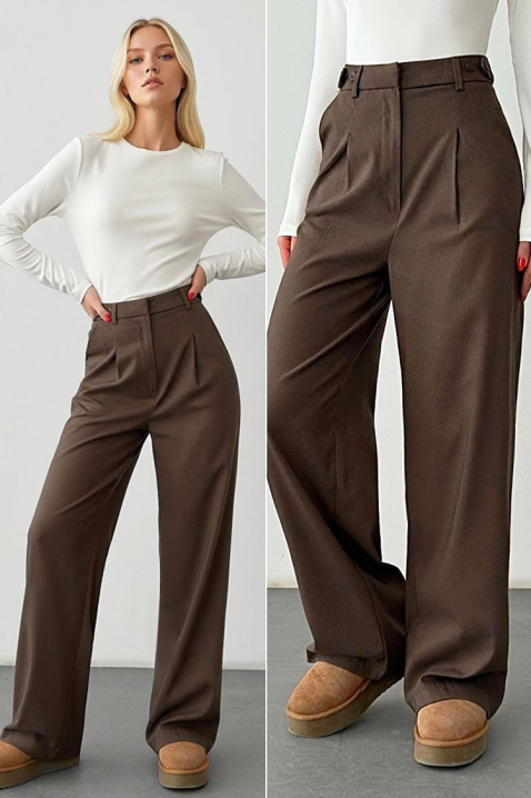 CLINILDA nadrág, Szín: barna, IVET.HU - A te online butikod.