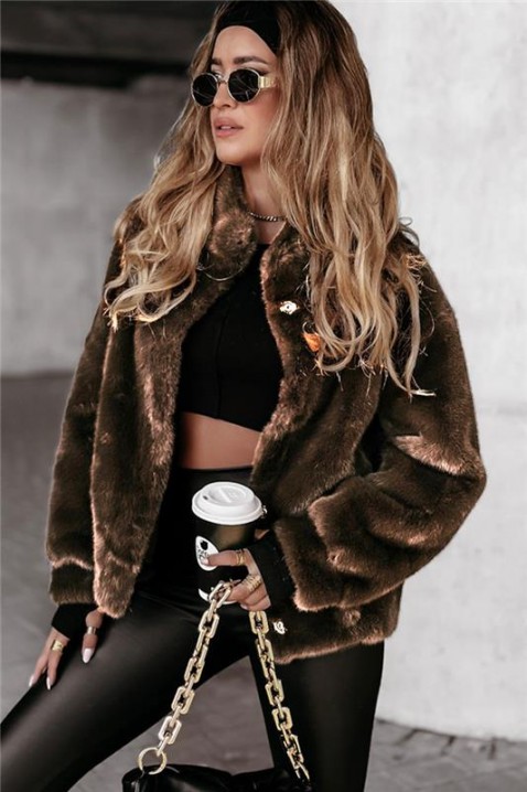 ISLANDA BROWN kabát, Szín: barna, IVET.HU - A te online butikod.