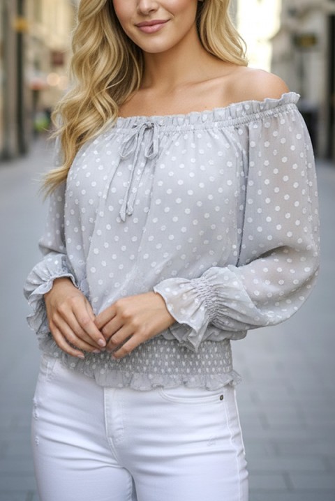 SIVELZA GREY női blúz, Szín: szürke, IVET.HU - A te online butikod.