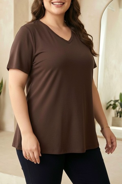 OBRILDA BROWN póló, Szín: barna, IVET.HU - A te online butikod.