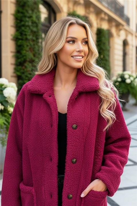 MONTANZA BORDO kardigán, Szín: bordó, IVET.HU - A te online butikod.