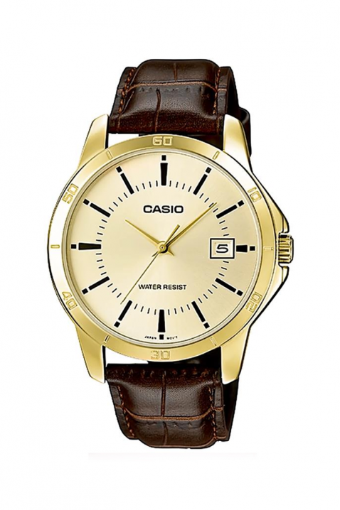 Casio MTP-V004GL-7AUDF férfi karóra, Szín: barna, IVET.HU - A te online butikod.