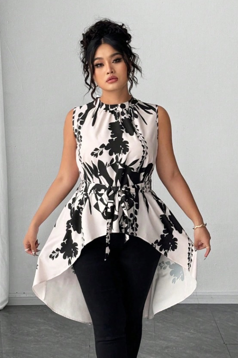 NAILENA tunika, Szín: fekete és fehér, IVET.HU - A te online butikod.