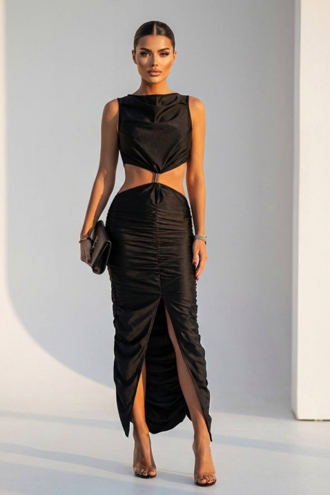 HROVELZA BLACK ruha, Szín: fekete, IVET.HU - A te online butikod.