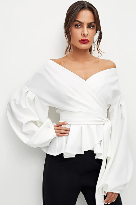 MERIAM női blúz, Szín: fehér, IVET.HU - A te online butikod.