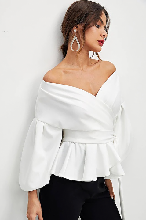 MERIAM női blúz, Szín: fehér, IVET.HU - A te online butikod.