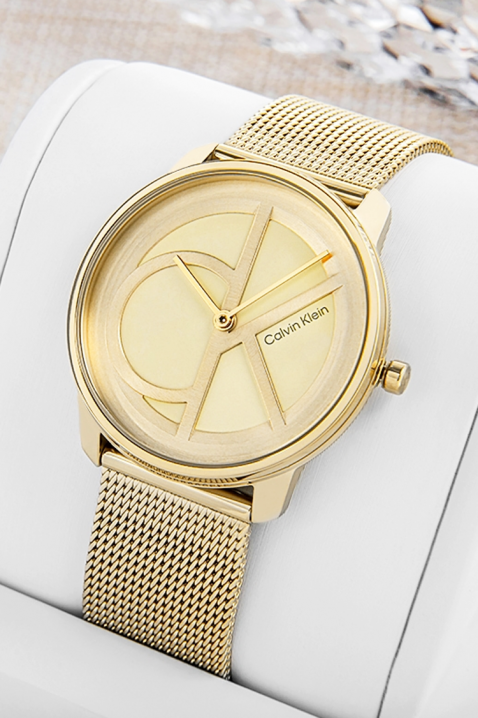 CALVIN KLEIN Iconic Mesh 25200034 női karóra, Szín: arany, IVET.HU - A te online butikod.