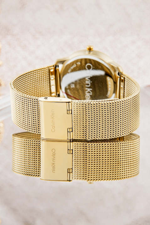 CALVIN KLEIN Iconic Mesh 25200034 női karóra, Szín: arany, IVET.HU - A te online butikod.