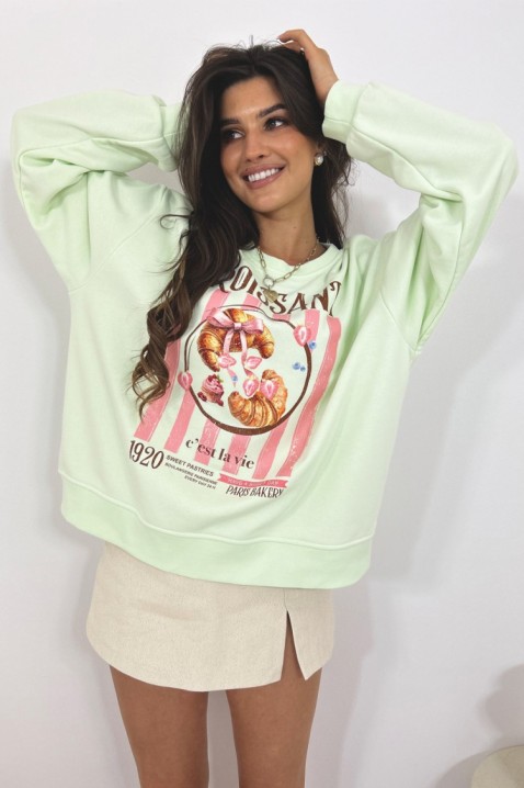 ALEXENIA MINT női felső, Szín: mentazöld, IVET.HU - A te online butikod.