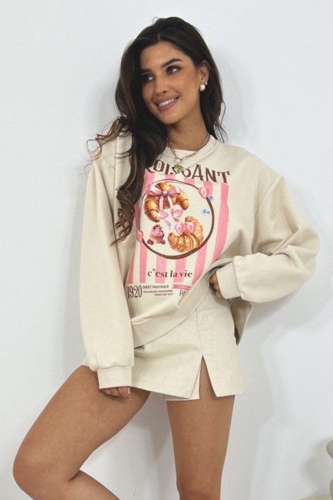 ALEXENIA BEIGE női felső, Szín: bézs, IVET.HU - A te online butikod.