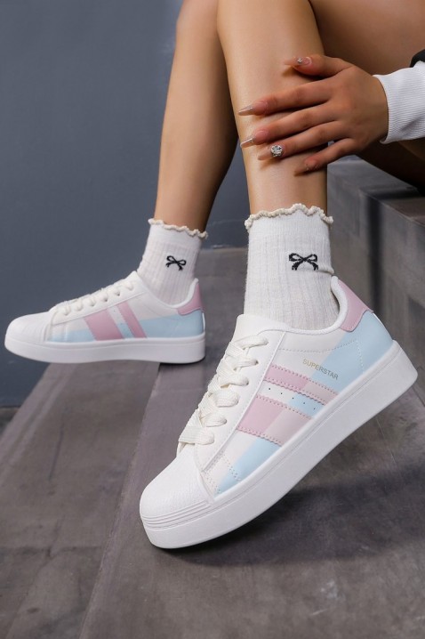 REOFEGA női tornacipő, Szín: fehér, IVET.HU - A te online butikod.