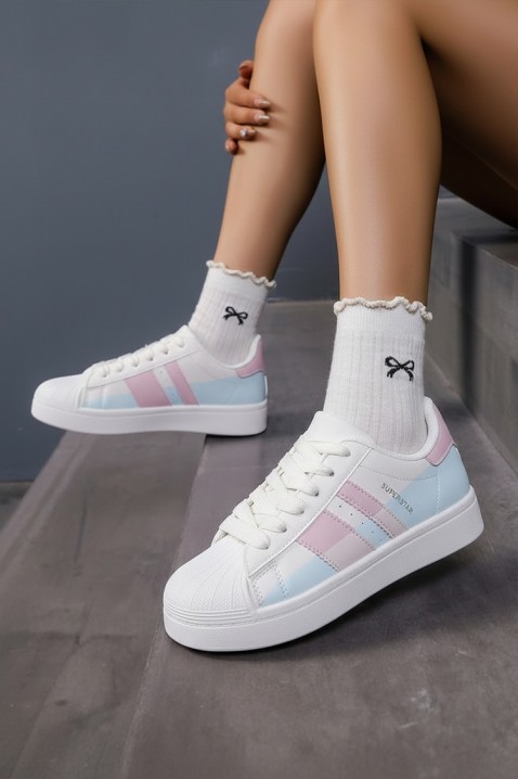 REOFEGA női tornacipő, Szín: fehér, IVET.HU - A te online butikod.