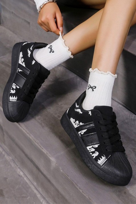 NORFINA BLACK női tornacipő, Szín: fekete, IVET.HU - A te online butikod.