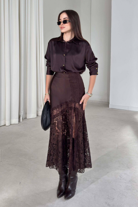 DANZOLA BROWN szoknya, Szín: barna, IVET.HU - A te online butikod.