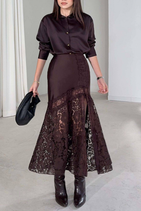 DANZOLA BROWN szoknya, Szín: barna, IVET.HU - A te online butikod.