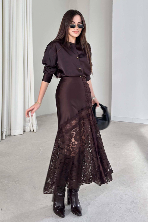 DANZOLA BROWN szoknya, Szín: barna, IVET.HU - A te online butikod.