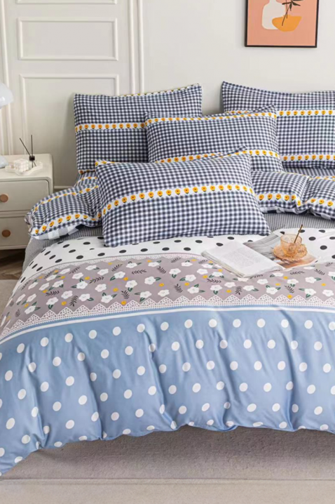 TIOMELNA ágyneműgarnitúra 160x200 cm pamut - 4 darabos, Szín: multicolor, IVET.HU - A te online butikod.