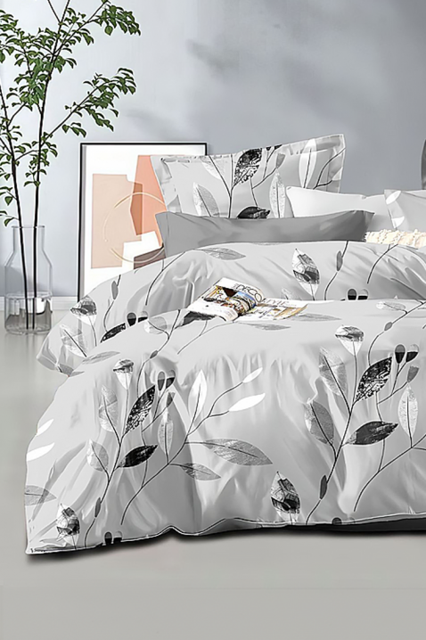 JELMODA ágyneműgarnitúra 200x220 cm pamut - 4 darab, Szín: szürke, IVET.HU - A te online butikod.