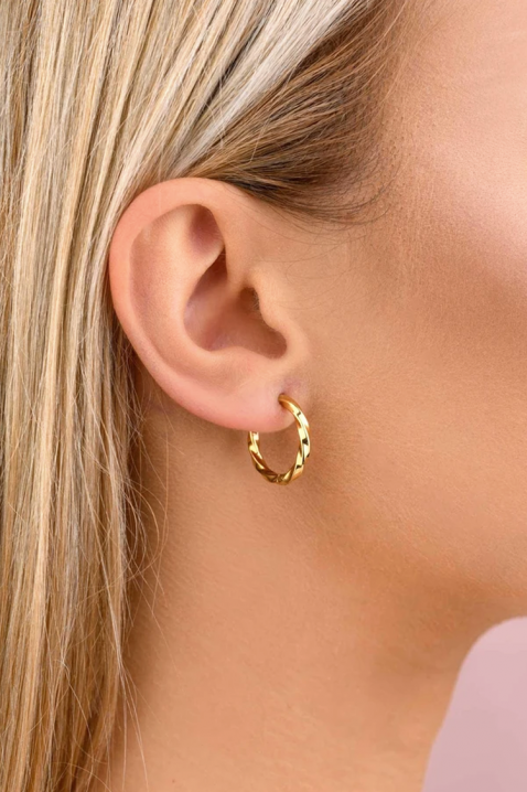 HEXAGONA fülbevaló, Szín: arany, IVET.HU - A te online butikod.