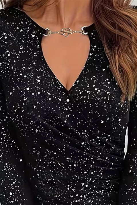 AMOLZINA női felső, Szín: fekete, IVET.HU - A te online butikod.