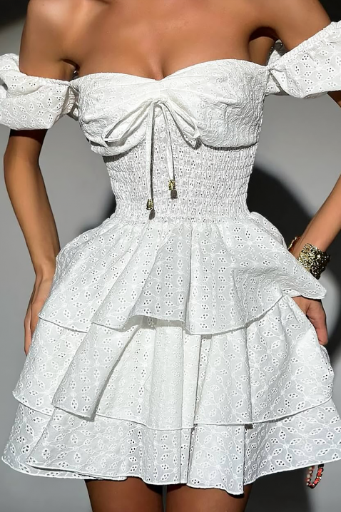 ALEKSINA WHITE ruha, Szín: fehér, IVET.HU - A te online butikod.