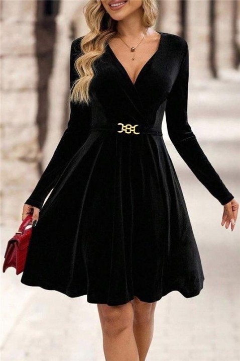 VRELZONA BLACK ruha, Szín: fekete, IVET.HU - A te online butikod.