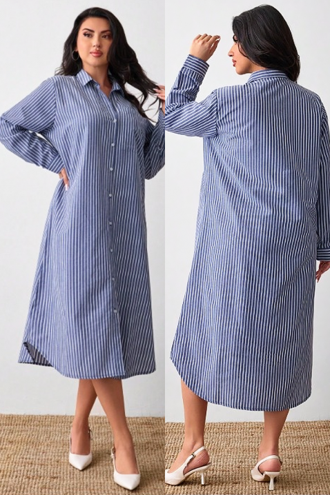 EMILEA ruha, Szín: kék és fehér, IVET.HU - A te online butikod.